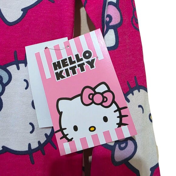 Sanrio Hello Kitty Toddler Girls Print Drop Waist Dress Long Sleeves Size 2T-4T - Picture 2 of 7